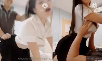 คลิปหลุดดูฟรี Onlyfans coconut82291822 หี น้องกระต่ายน้อย นักศึกษาหลังกลับจากมอแฟนใหม่เสี้ยนตอกนอรออยู่ที่ห้องเชือดให้น้องกระต่ายปากดูดควยให้จนเสียวก่อนจะจับซอยหีคาชุดนักศึกษารัวๆร้องลั่นห้องเชือดเลย