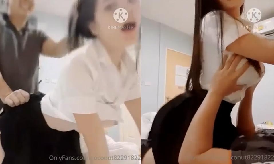 คลิปหลุดดูฟรี Onlyfans coconut82291822 หี น้องกระต่ายน้อย นักศึกษาหลังกลับจากมอแฟนใหม่เสี้ยนตอกนอรออยู่ที่ห้องเชือดให้น้องกระต่ายปากดูดควยให้จนเสียวก่อนจะจับซอยหีคาชุดนักศึกษารัวๆร้องลั่นห้องเชือดเลย