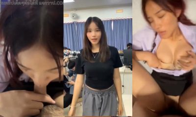 คลิปหลุดใหม่เด็ดๆ D_011046 น้องดีดี้ VK นักศึกษา18+สาวมอดังรังสิต xxxสาวไทย โดนผัวเอาดุ้นควยยัดปากให้อมมิดด้ามอย่างเสียว แล้วเจอแหกขาถ่างรูหีกระหน่ำซอยคาชุดนักศึกษา18+จนร้องครางเสี่ยวลั่น