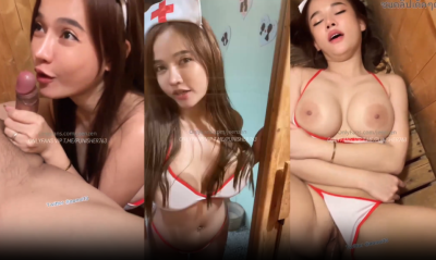 คลิปหลุด โอลี่แฟนใครไม่รู้xxxไทย jeenzen xxxไทย น้องส้มน้องส้มคนสาวสวยคอสเพลย์ชุดพยาบาลสุดแซ่บโดนซอยหีแบบรัวๆร้องครางรัวห้องเชือดจนนำพุ่ง